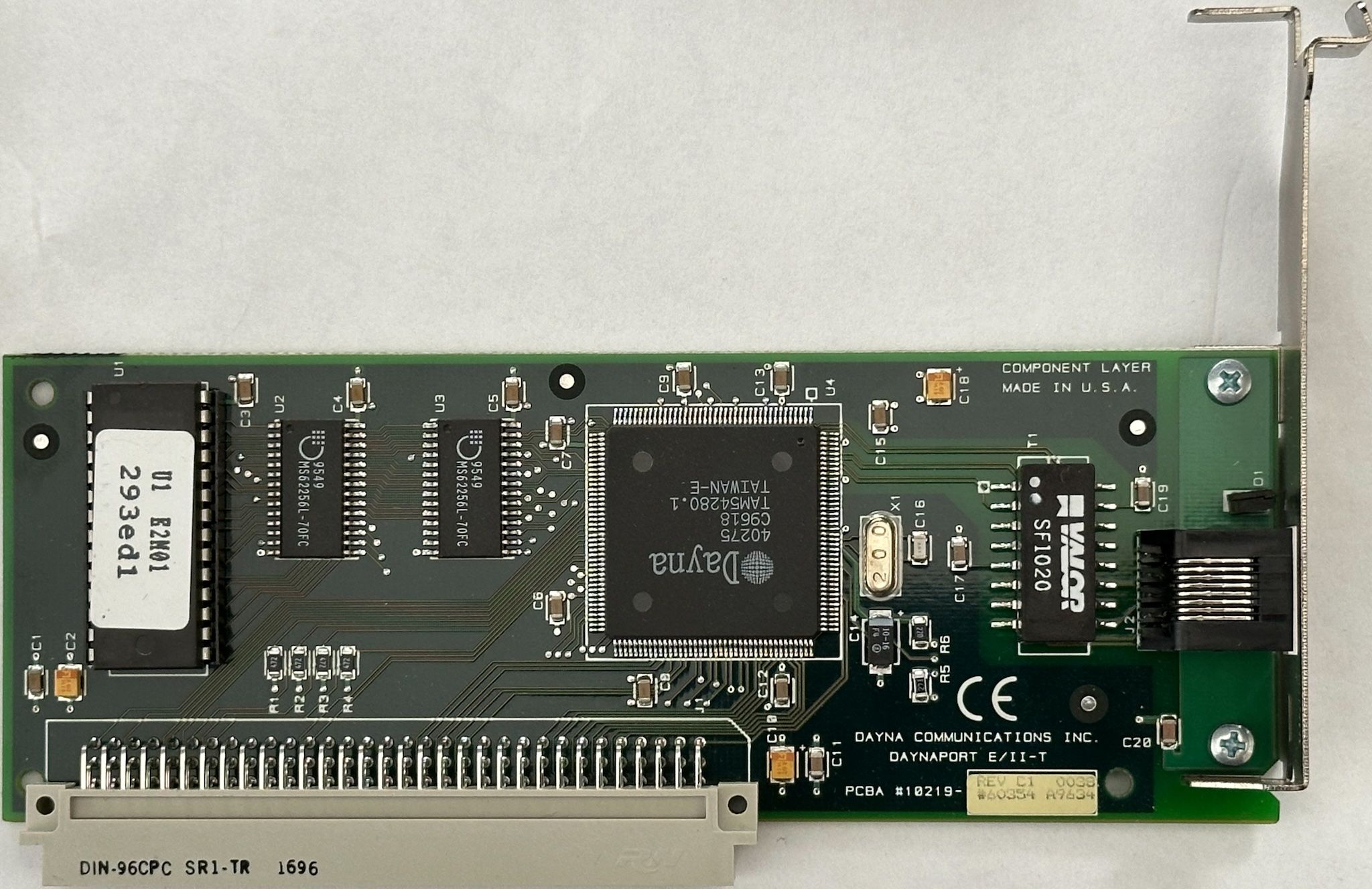 DaynaPort E/II-T NuBus Ethernet card — MANUAL needed | TinkerDifferent